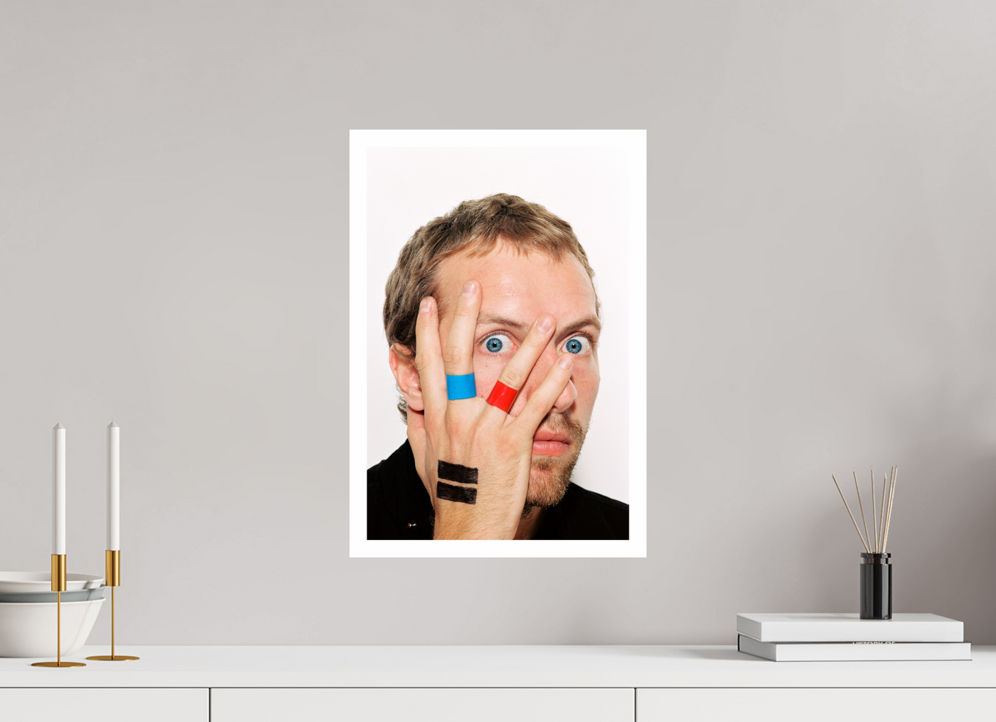 30 x 45 cm, Fine Art Print Chris Martin - Coldplay 06