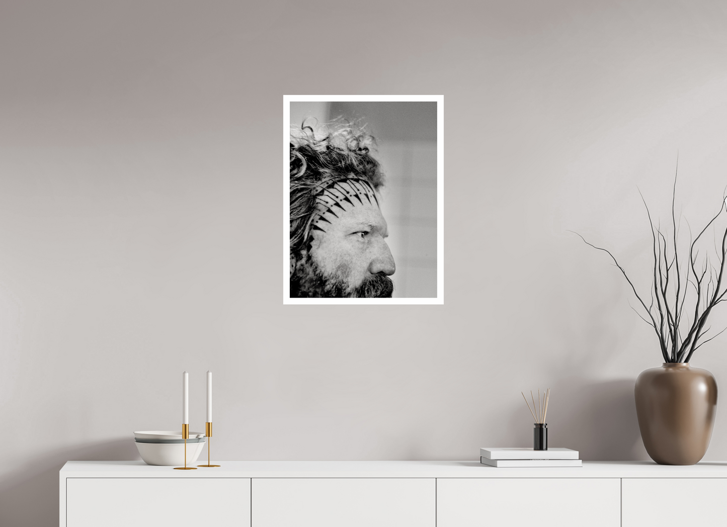 45 x 60 cm, Fine Art Print Brent Hinds - Mastodon 01