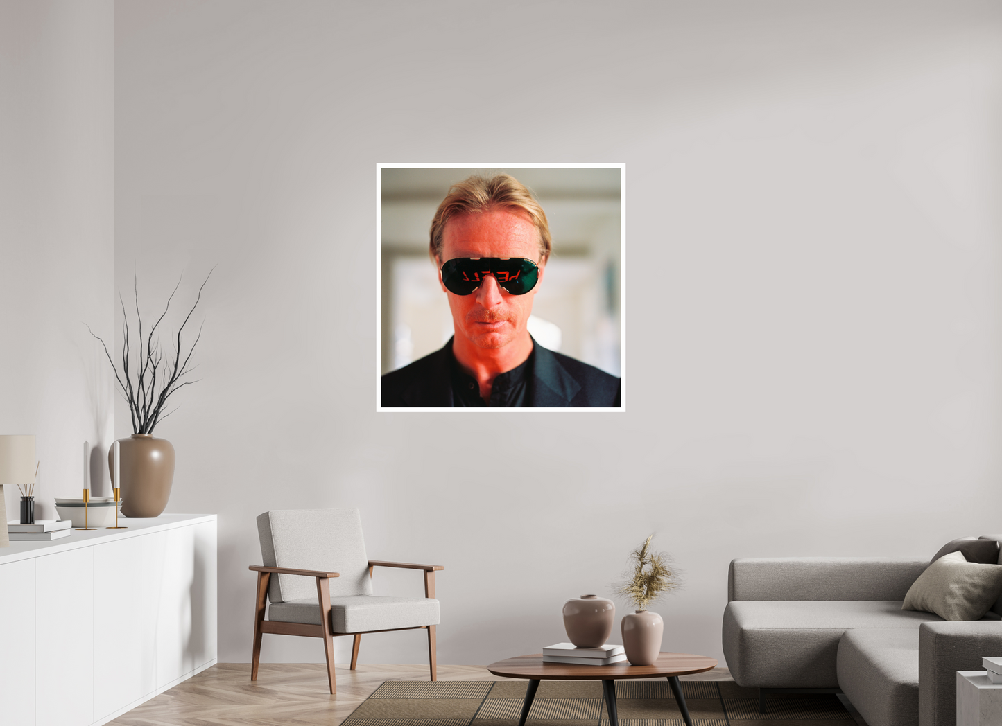 100 x 100 cm, Fine Art Print DJ Hell 01