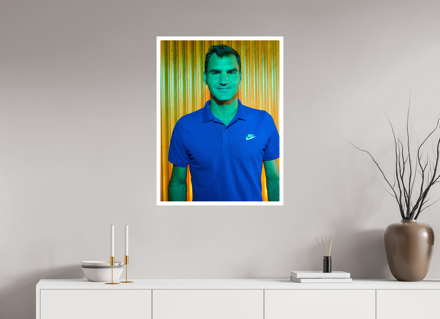 60 x 81,3 cm, Fine Art Print Roger Federer 03