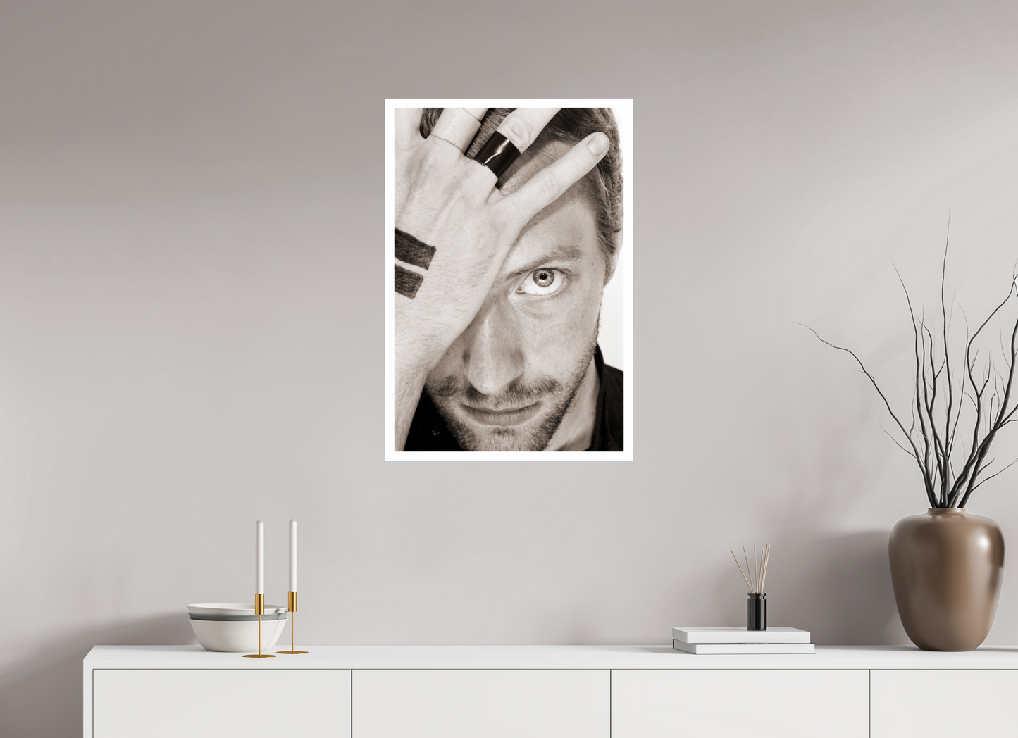 50 x 75 cm, Fine Art Print Chris Martin - Coldplay 05