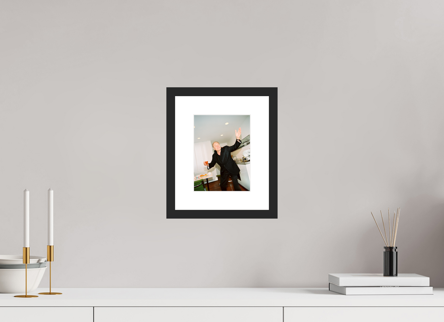 15 x 20 cm, Wood Frame with Passe-Partout | Black Matte Klaus Maria Brandauer 02