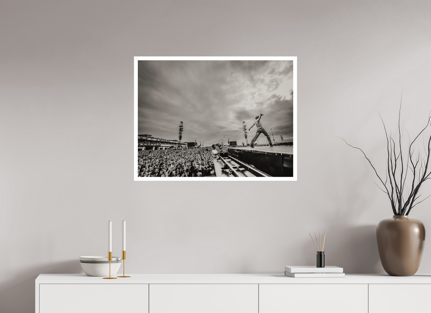 80 x 60 cm, Fine Art Print Måneskin Live 02