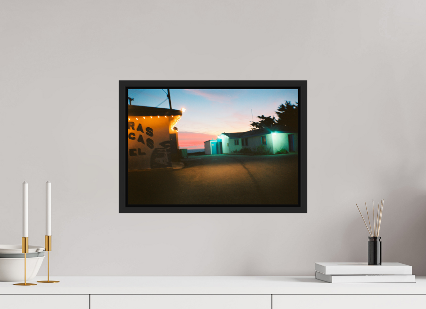 44,4 x 30 cm, Floater Frame | Black Matte USA - Agfa Clack 02