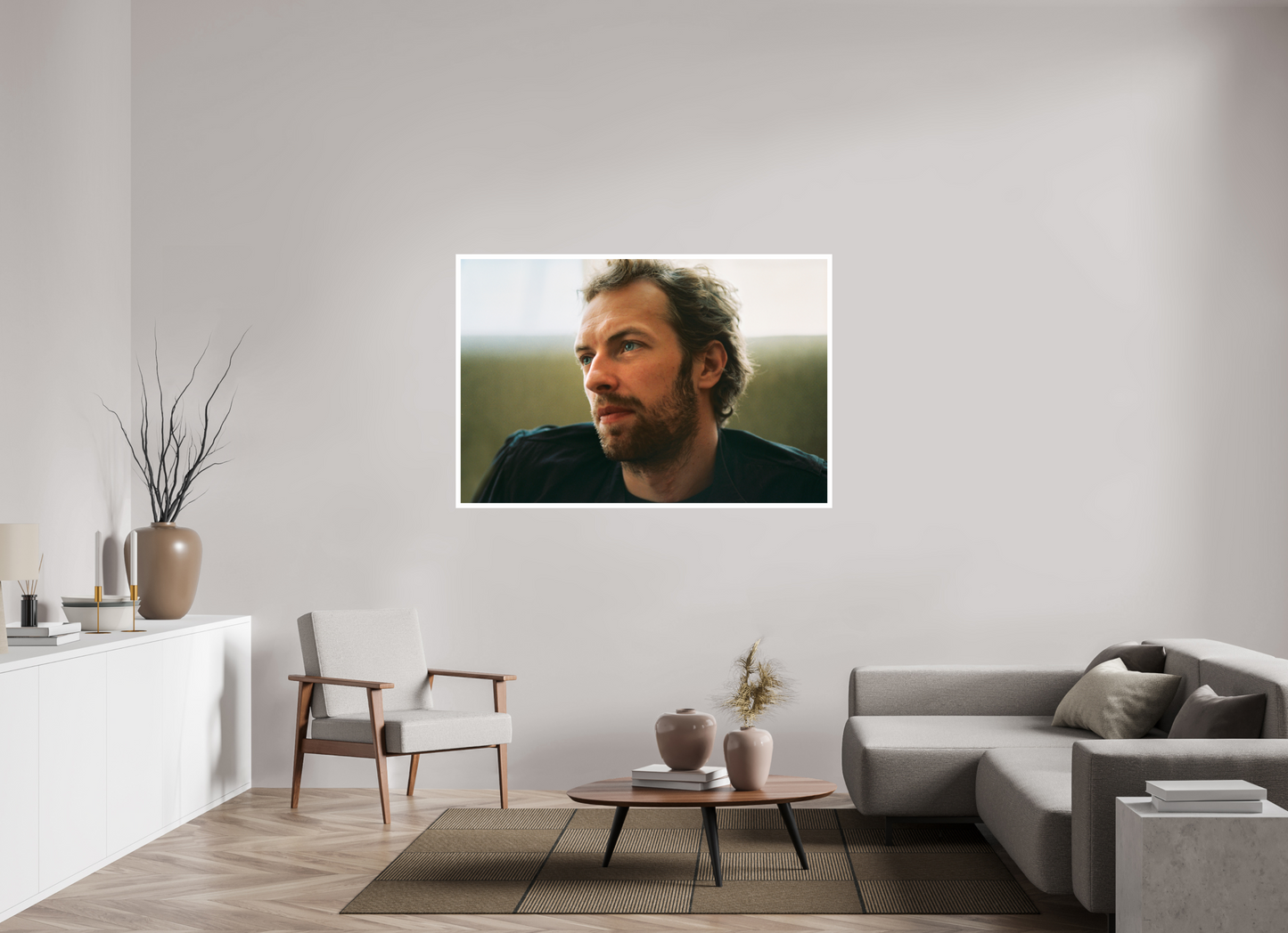 150 x 100 cm, Fine Art Print Chris Martin - Coldplay 01