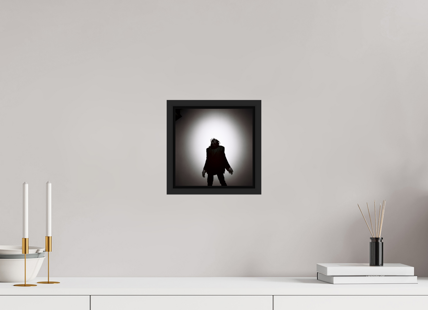 20 x 20 cm, Floater Frame | Black Matte Nick Cave 12