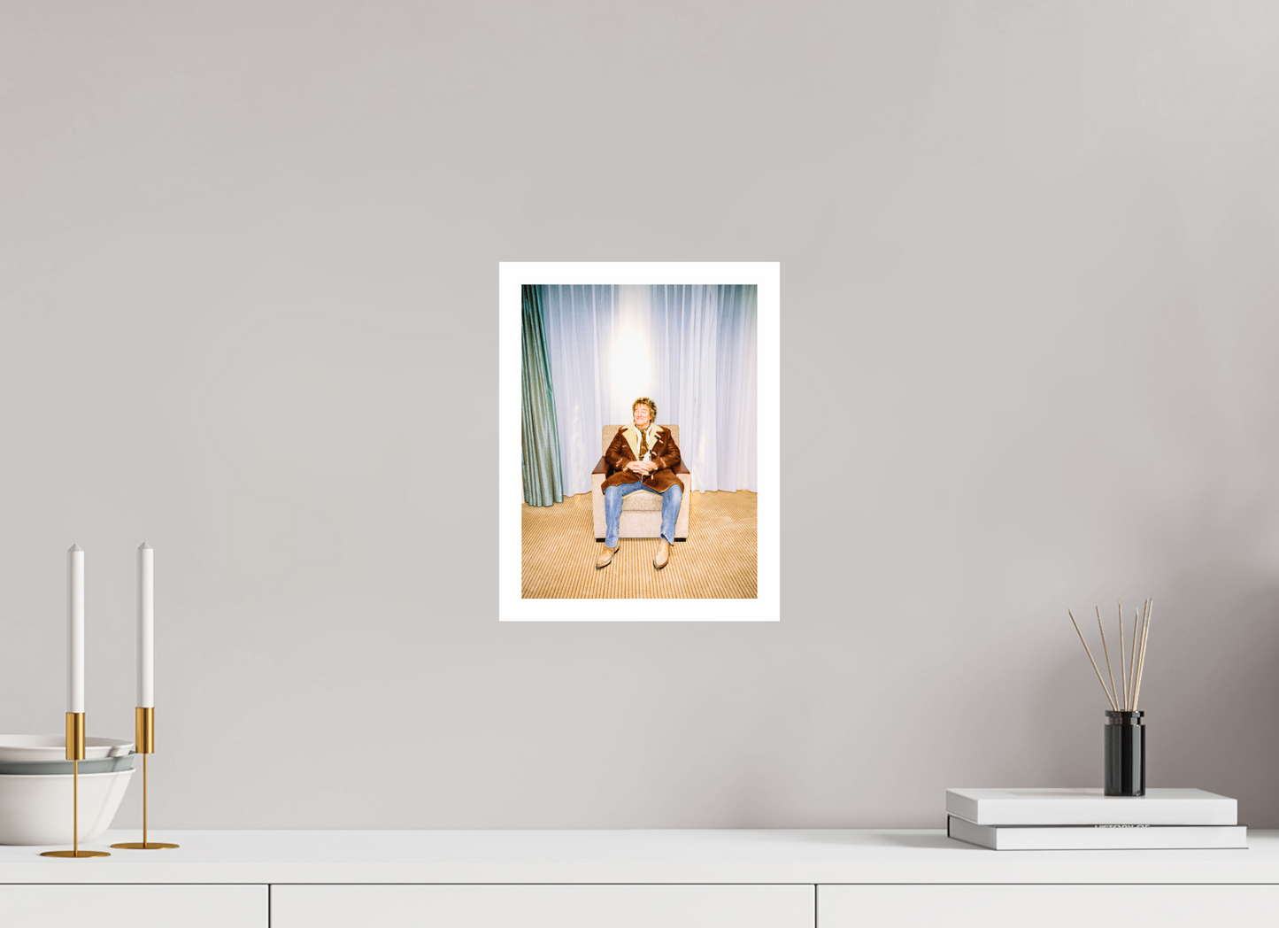 21 x 28 cm, Fine Art Print Rod Stewart 01