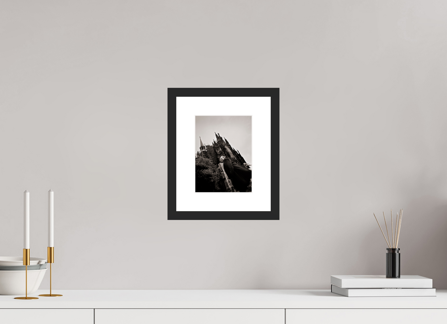 15 x 20 cm, Wood Frame with Passe-Partout | Black Matte Klaus Maria Brandauer 01