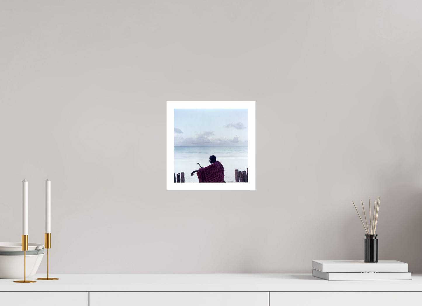 20 x 20 cm, Fine Art Print Massai - Zanzibar, Tansania 02