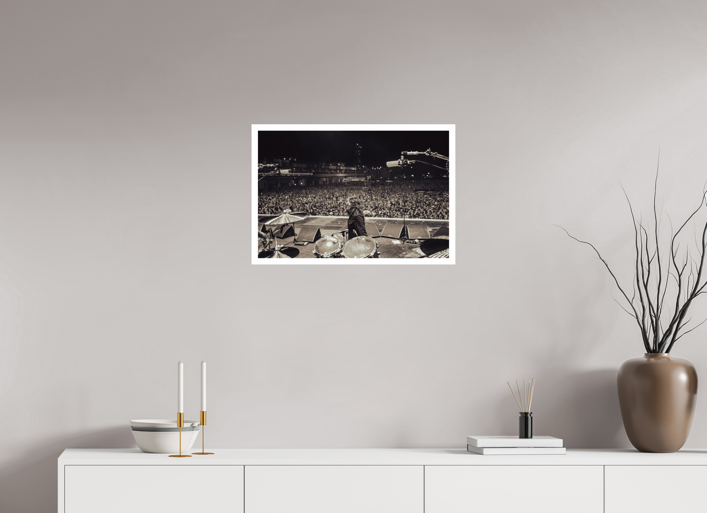 60 x 40 cm, Fine Art Print Dave Grohl - Foo Fighters Live 09