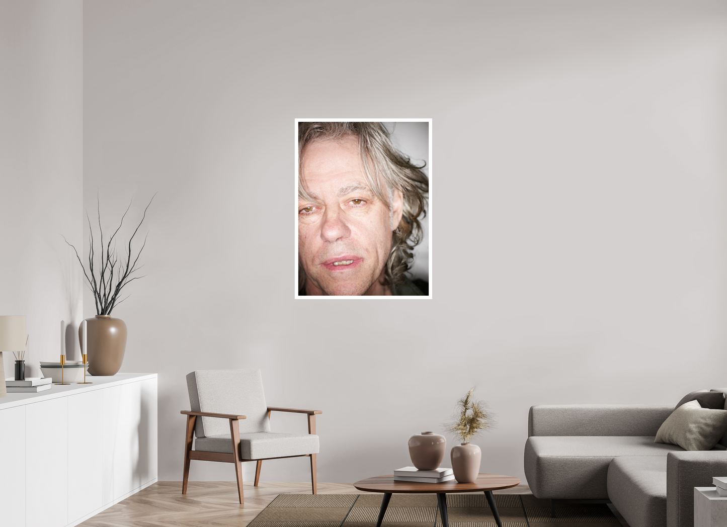 75 x 100 cm, Fine Art Print Bob Geldof 03