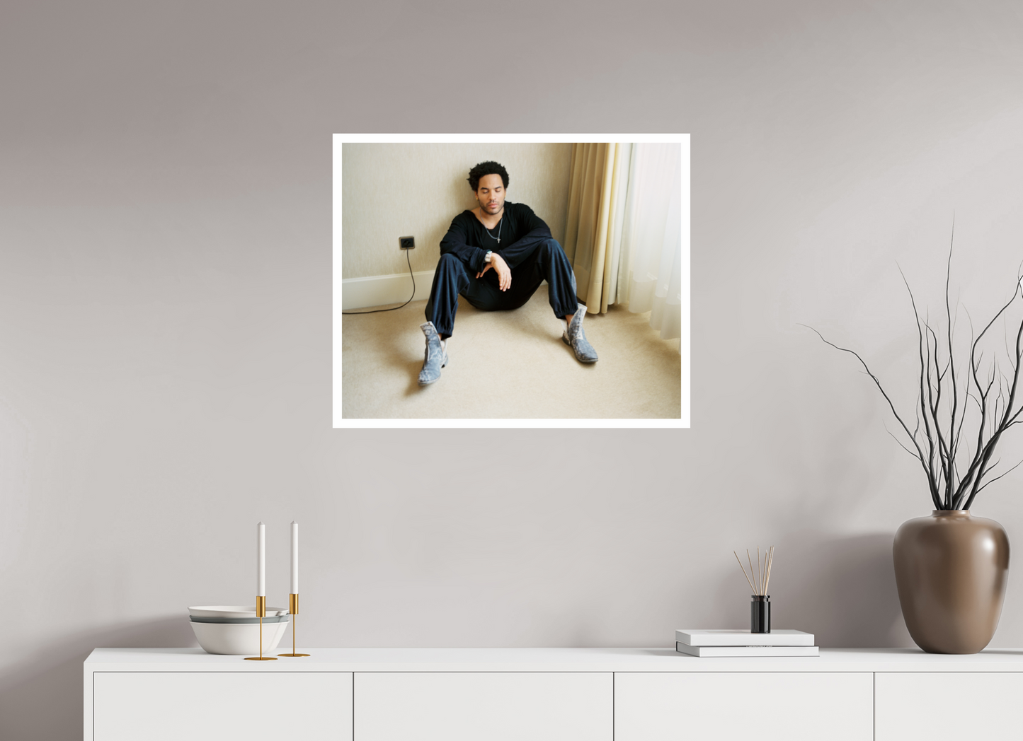 73,6 x 60 cm, Fine Art Print Lenny Kravitz 06