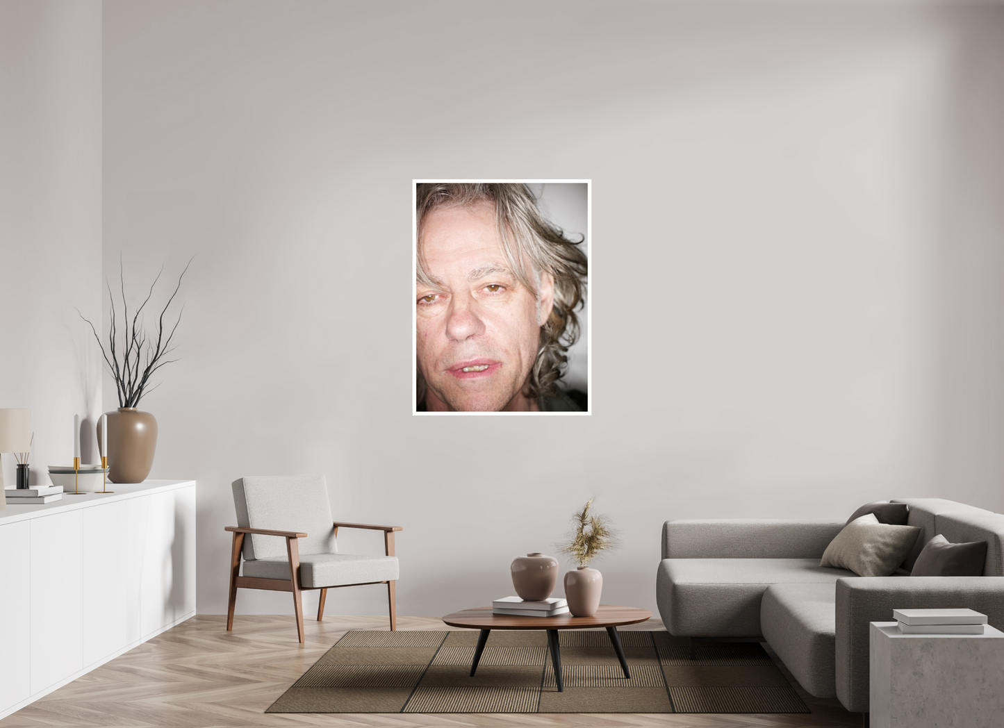 90 x 120 cm, Fine Art Print Bob Geldof 03