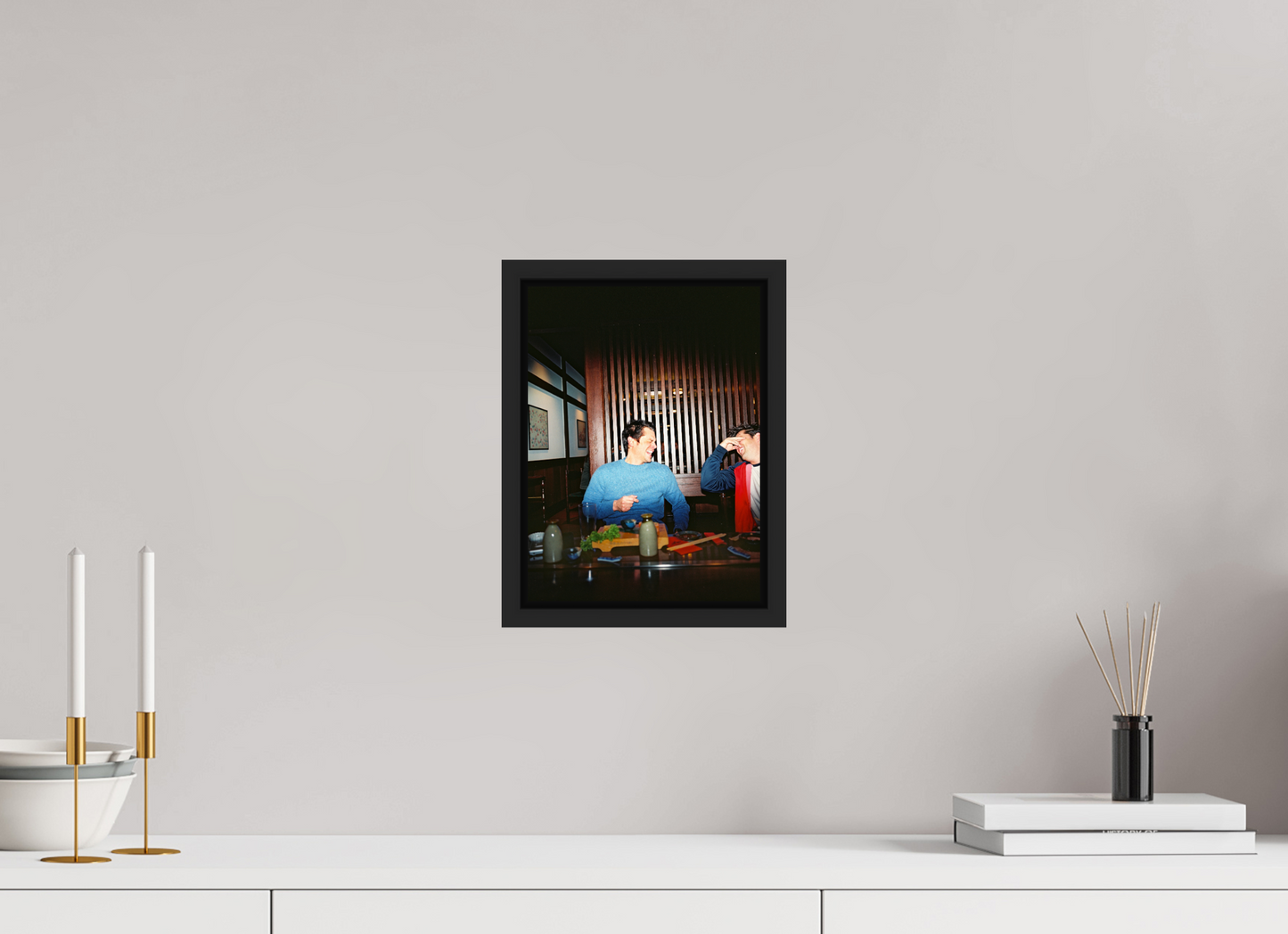 20 x 27,1 cm, Floater Frame | Black Matte Johnny Knoxville - Jackass 05