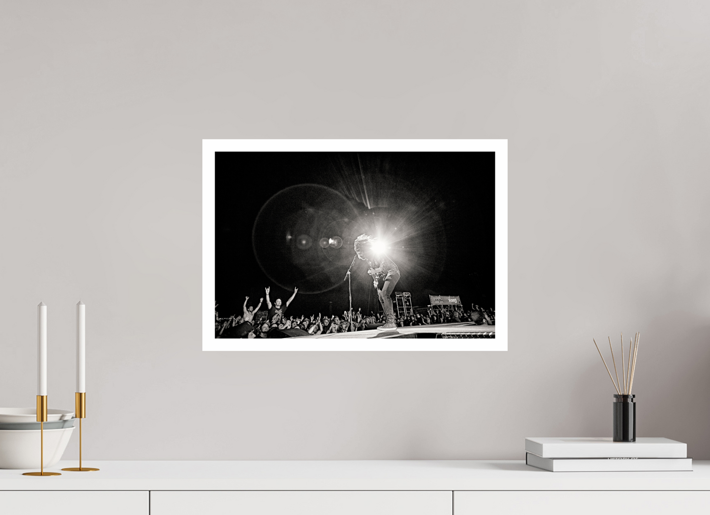 45 x 30 cm, Fine Art Print Dave Grohl - Foo Fighters Live 02