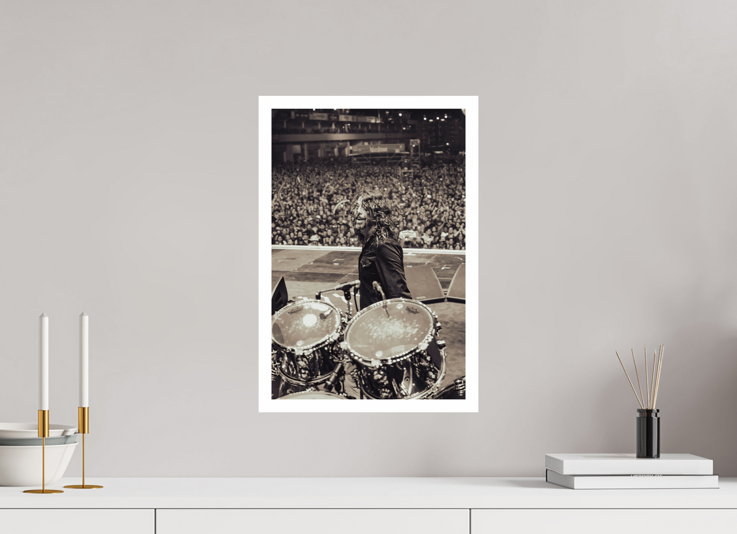 30 x 45 cm, Fine Art Print Dave Grohl - Foo Fighters Live 10