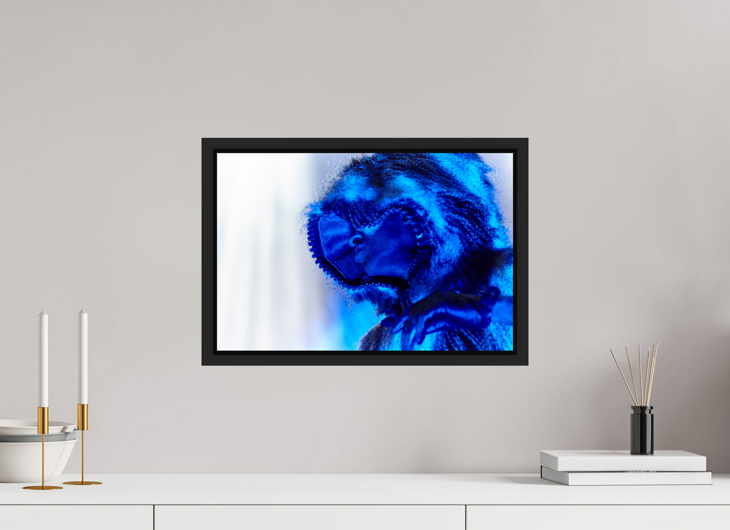 45 x 30 cm, Floater Frame | Black Matte Prodigy 01