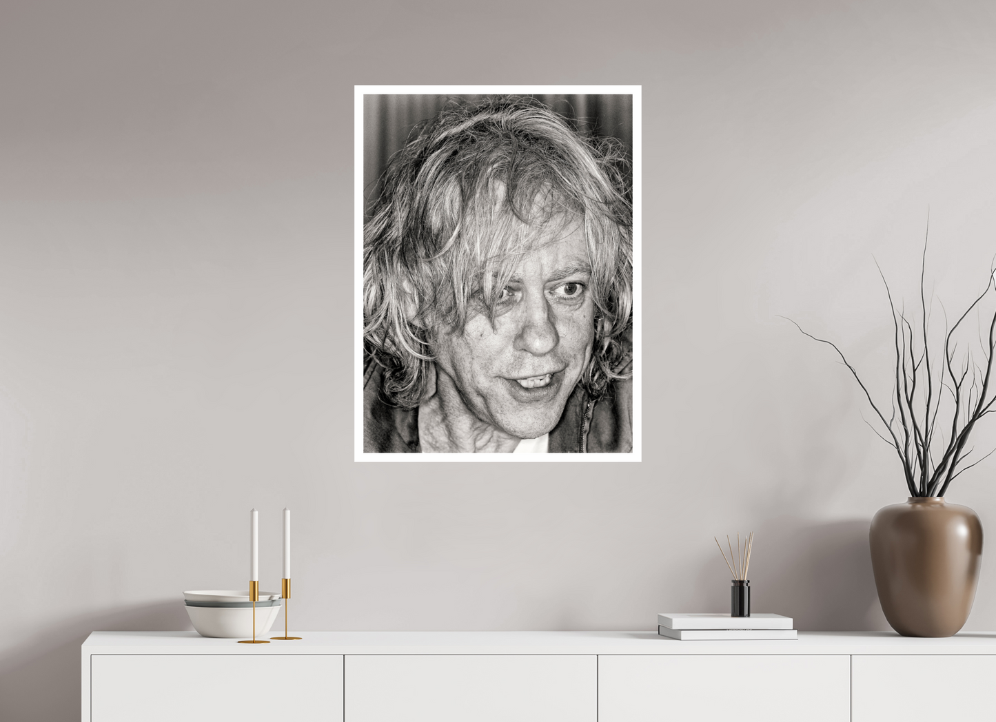 60 x 80 cm, Fine Art Print Bob Geldof 06