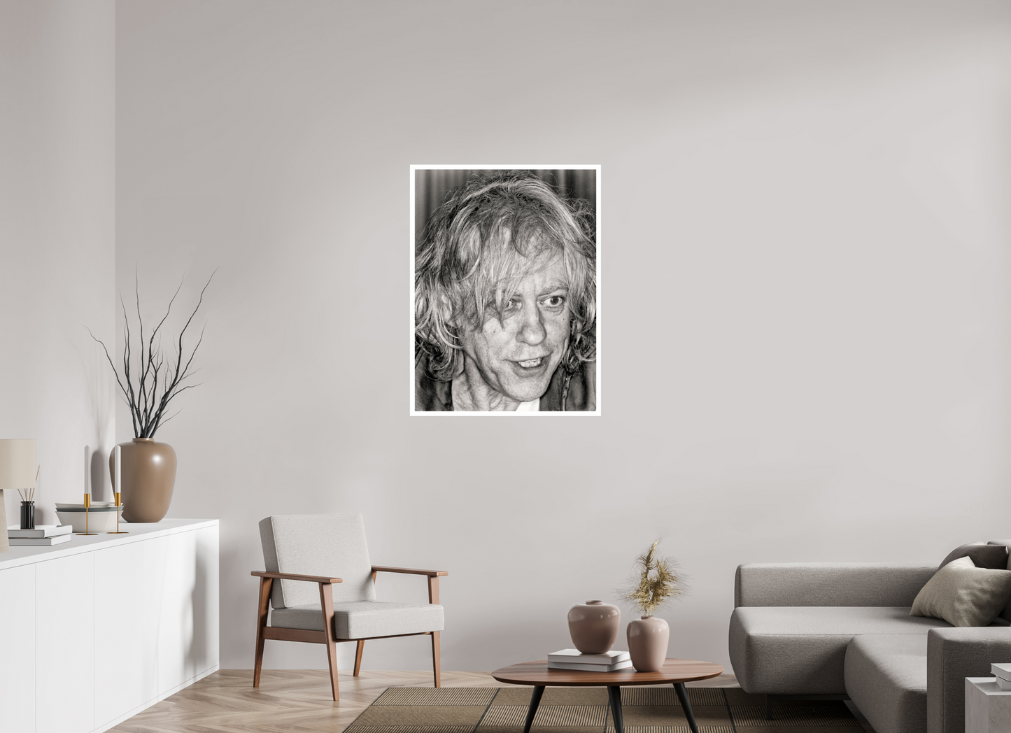 75 x 100 cm, Fine Art Print Bob Geldof 06