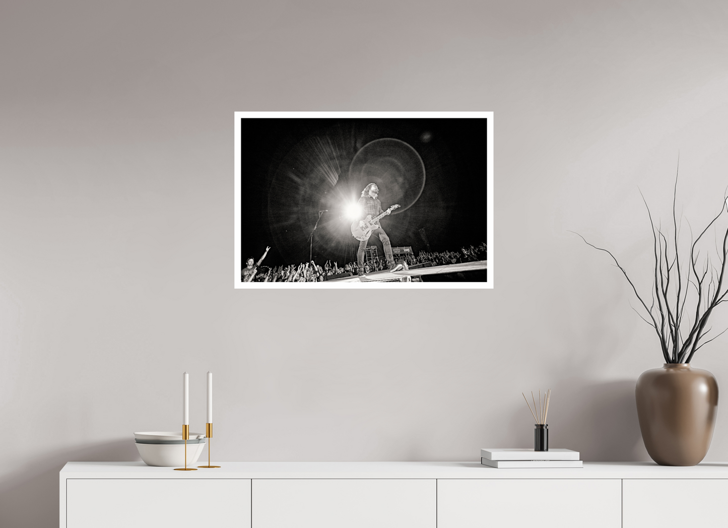 75 x 50 cm, Fine Art Print Dave Grohl - Foo Fighters Live 08