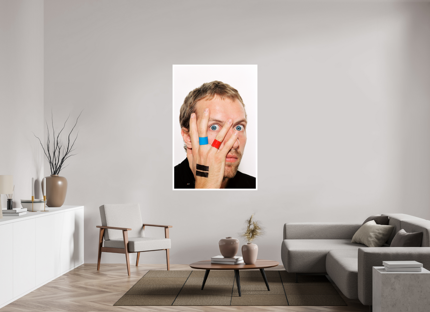 100 x 150 cm, Fine Art Print Chris Martin - Coldplay 06