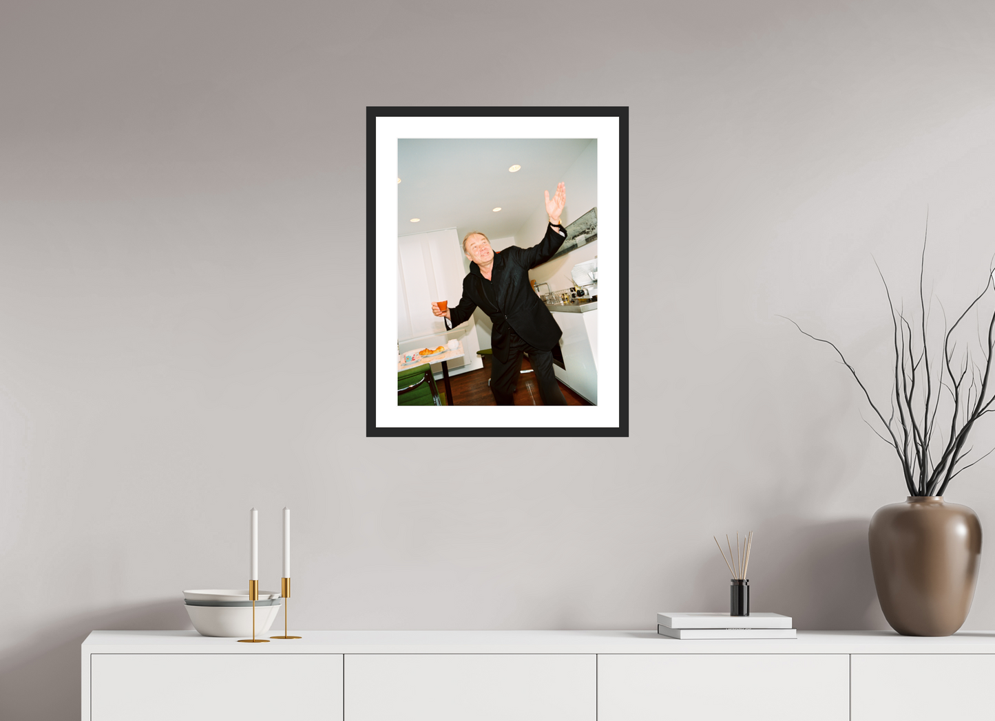 45 x 60 cm, Wood Frame with Passe-Partout | Black Matte Klaus Maria Brandauer 02