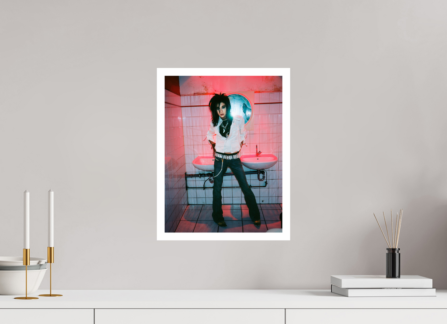 30 x 40 cm, Fine Art Print Bill Kaulitz - Tokio Hotel 02