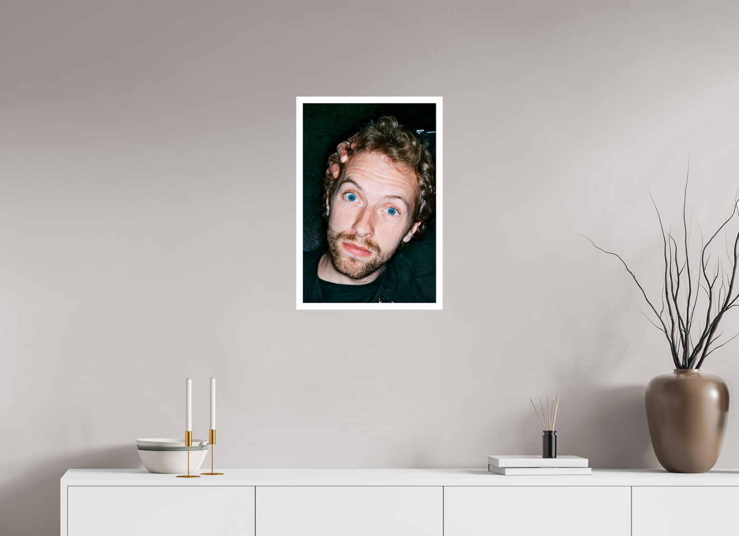 40 x 60 cm, Fine Art Print Chris Martin - Coldplay 08