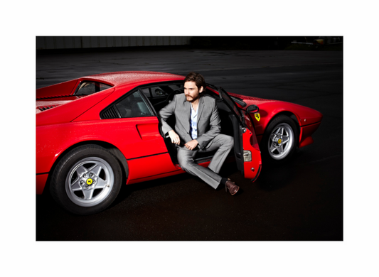 Daniel Brühl 001 | Red Ferrari