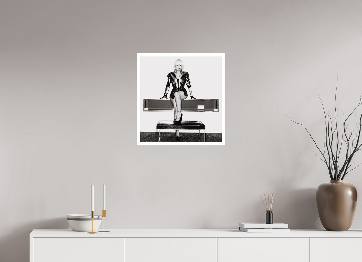 50 x 52,6 cm, Fine Art Print Lady Gaga 06