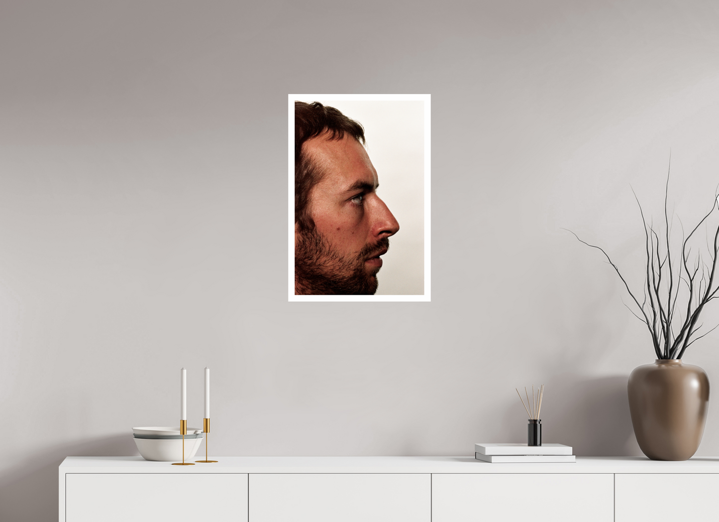 40 x 60 cm, Fine Art Print Chris Martin - Coldplay 03