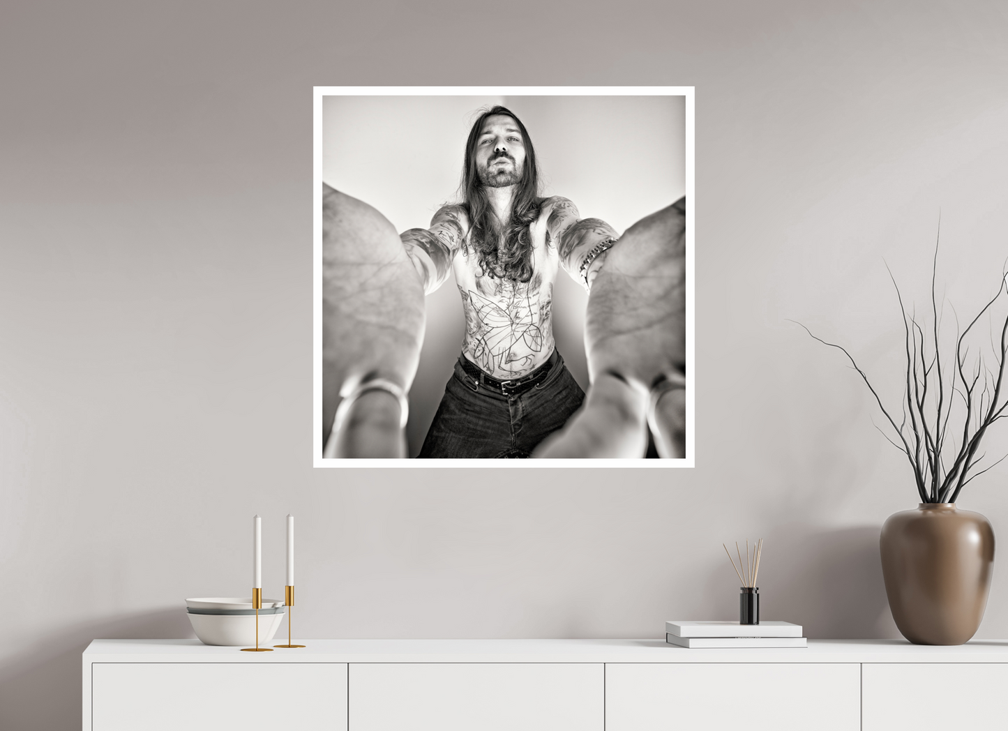 80 x 80 cm, Fine Art Print Simon Neil - Biffy Clyro 02