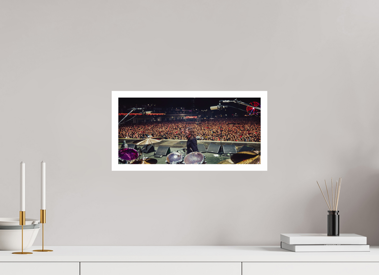 42,8 x 20 cm, Fine Art Print Dave Grohl - Foo Fighters Live 13
