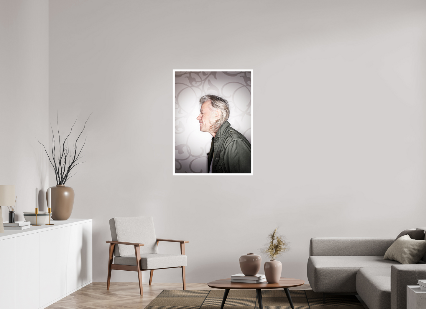 75 x 100 cm, Fine Art Print Bob Geldof 01