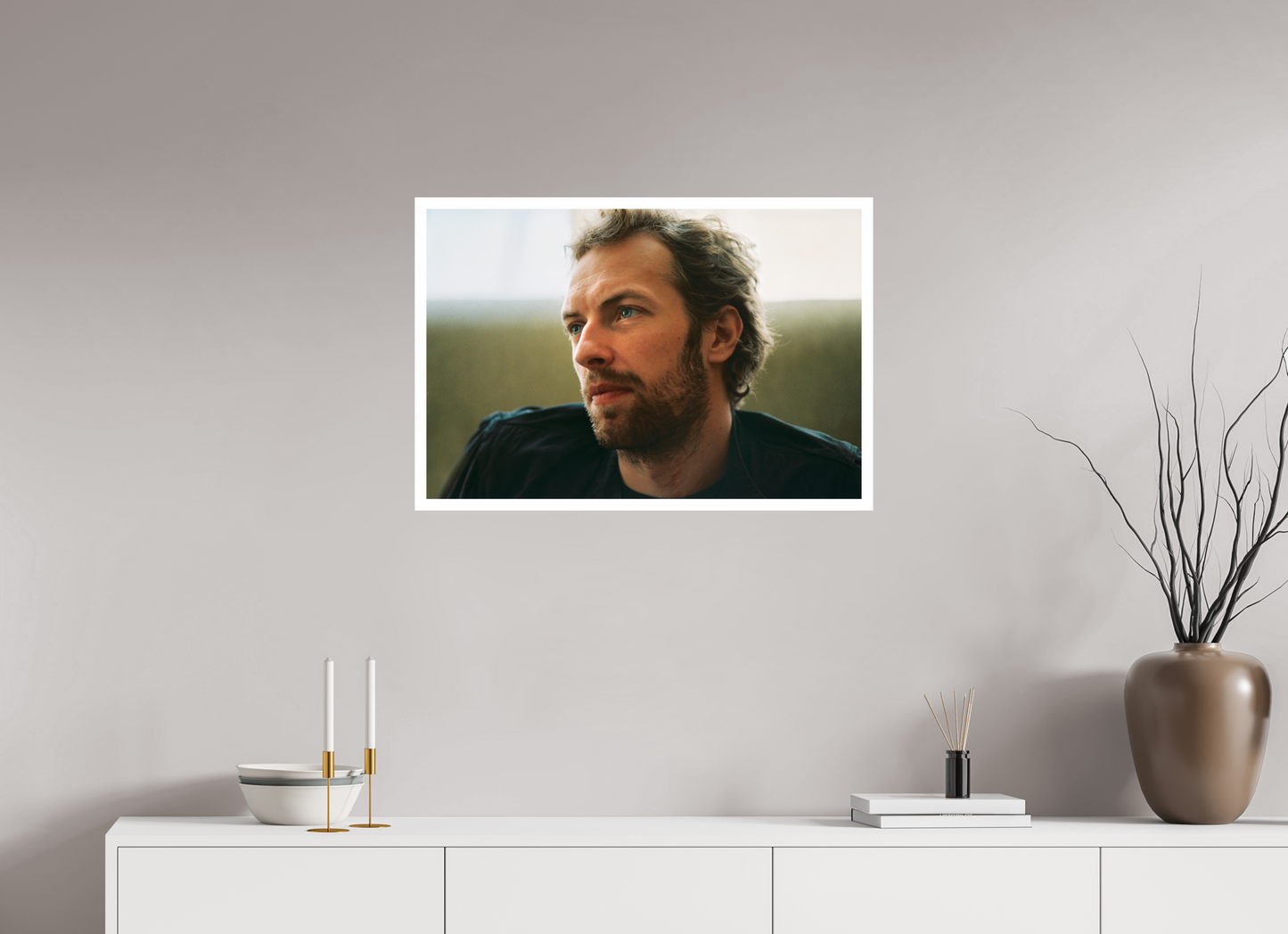 75 x 50 cm, Fine Art Print Chris Martin - Coldplay 01