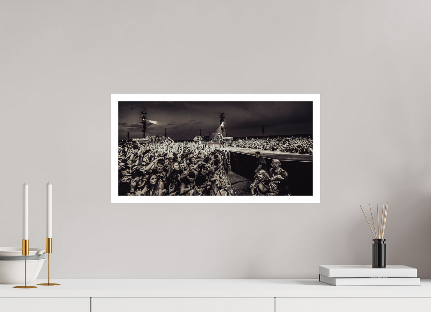 51,4 x 25 cm, Fine Art Print Dave Grohl - Foo Fighters Live 06