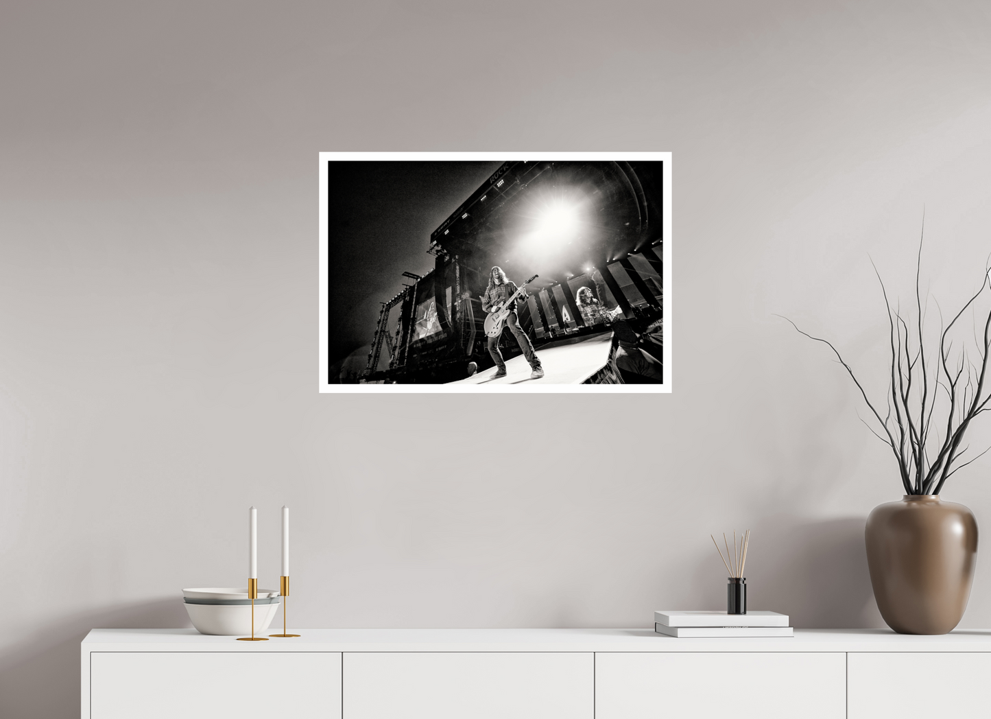 75 x 50 cm, Fine Art Print Dave Grohl - Foo Fighters Live 07