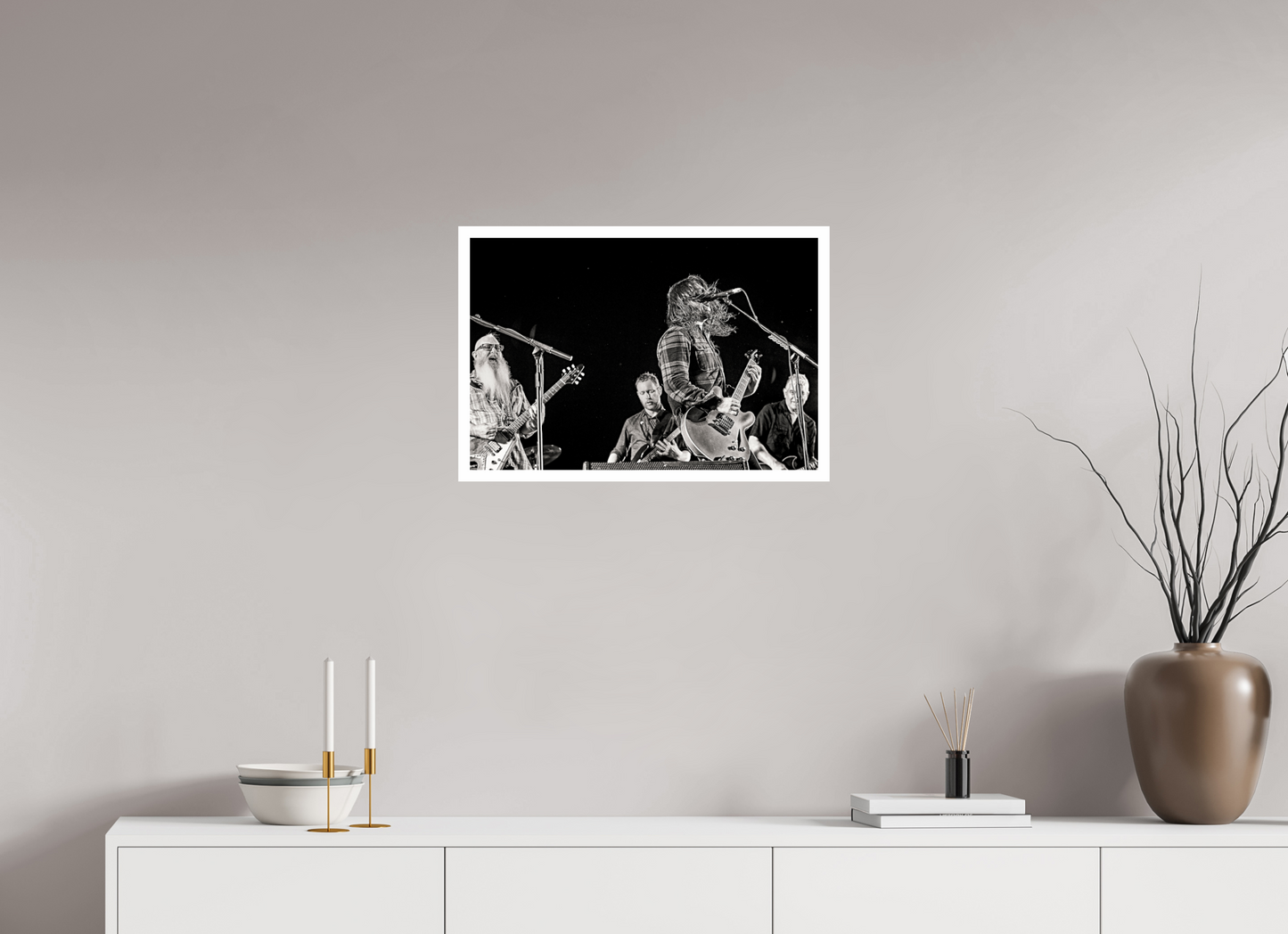 60 x 40 cm, Fine Art Print Dave Grohl - Foo Fighters Live 03