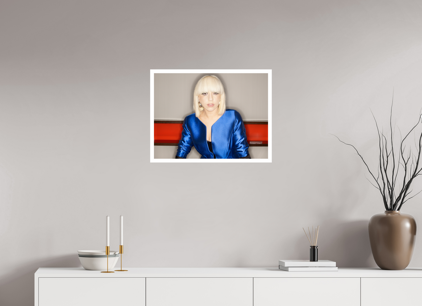 60 x 45 cm, Fine Art Print Lady Gaga 09