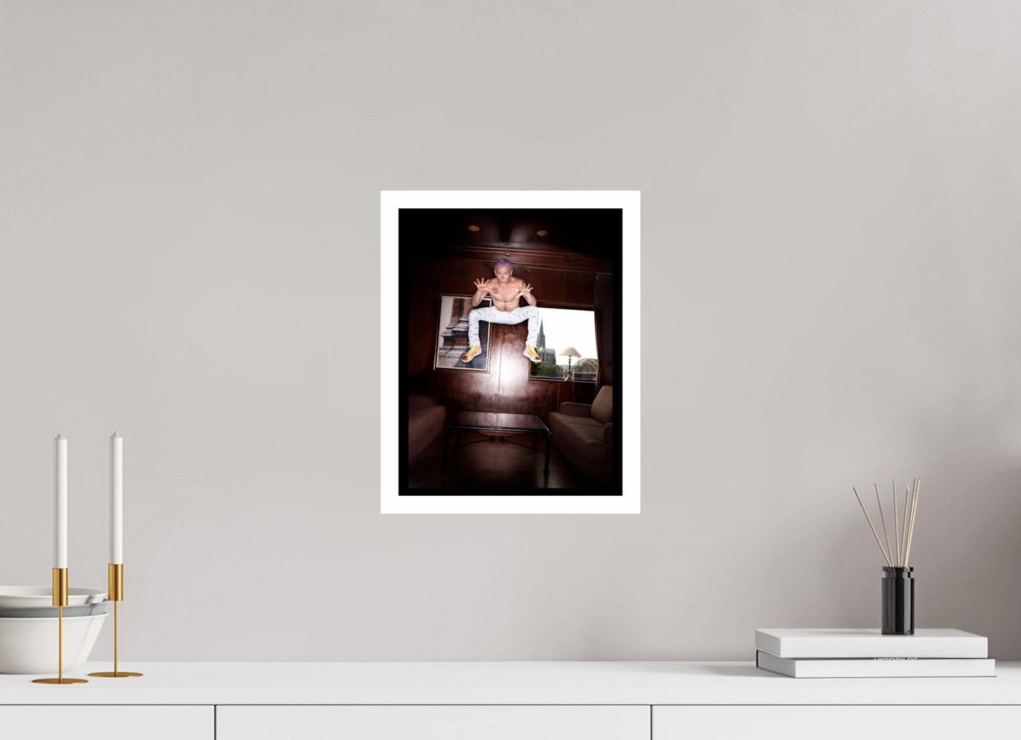 25 x 32,1 cm, Fine Art Print Flea - Red Hot Chili Peppers 02