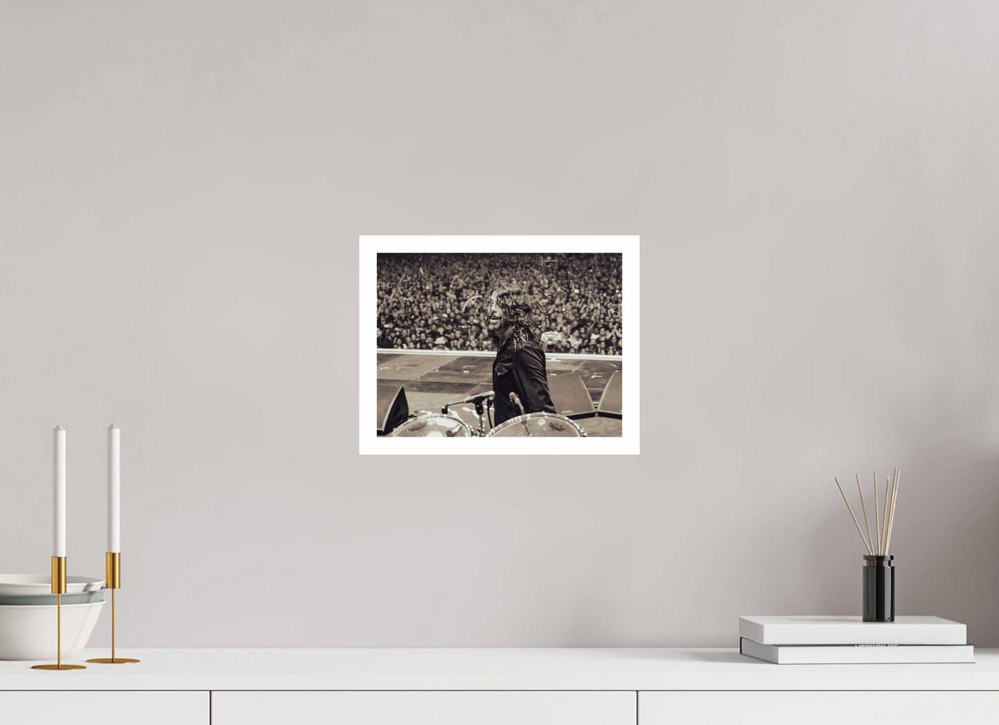 28 x 21 cm, Fine Art Print Dave Grohl - Foo Fighters Live 12