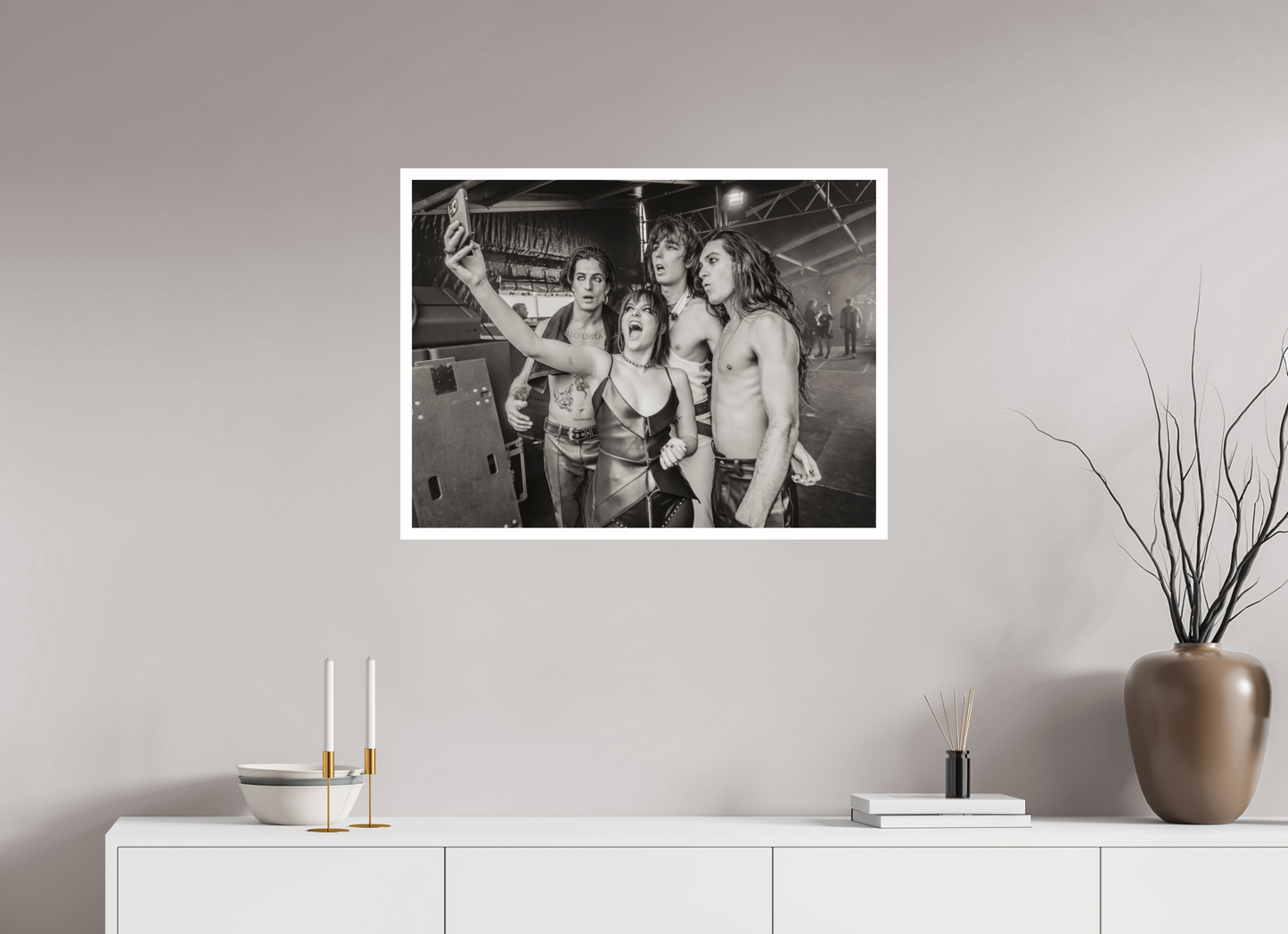 80 x 60 cm, Fine Art Print Måneskin 01