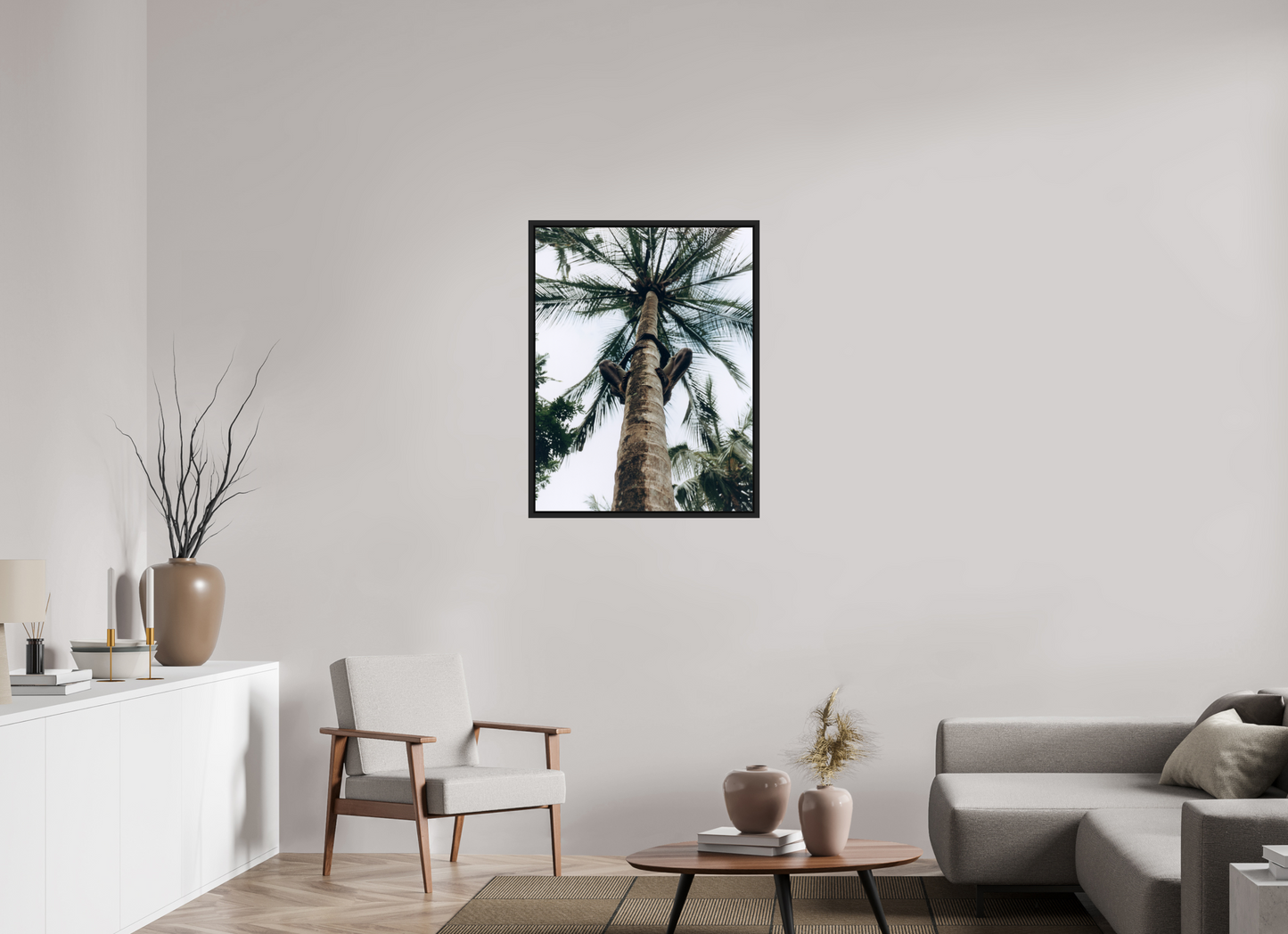70 x 91,4 cm, Floater Frame | Black Matte Zanzibar, Tansania 01