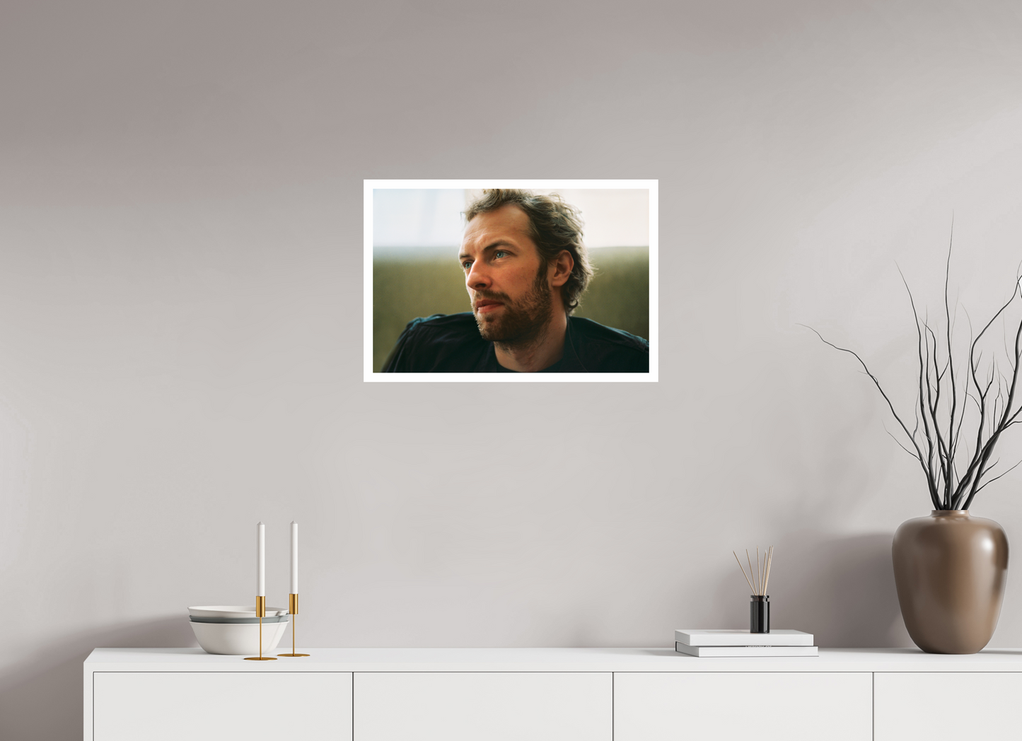 60 x 40 cm, Fine Art Print Chris Martin - Coldplay 01