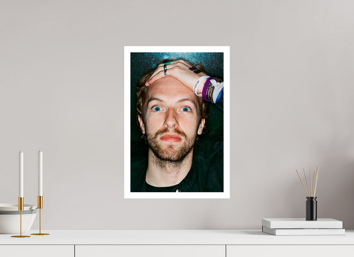 30 x 45 cm, Fine Art Print Chris Martin - Coldplay 07