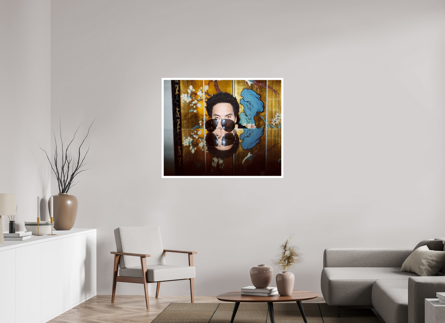 110,4 x 90 cm, Fine Art Print Lenny Kravitz 02