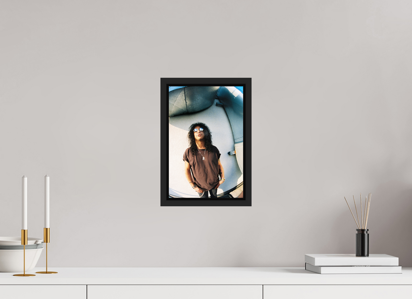 20 x 30 cm, Floater Frame | Black Matte Slash 02