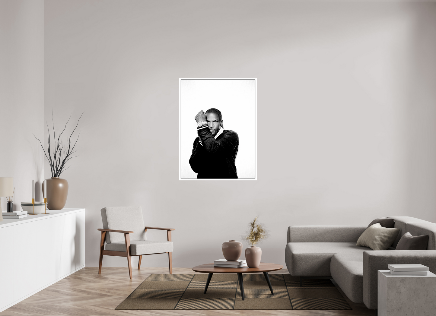 90 x 120 cm, Fine Art Print Jamie Foxx 04