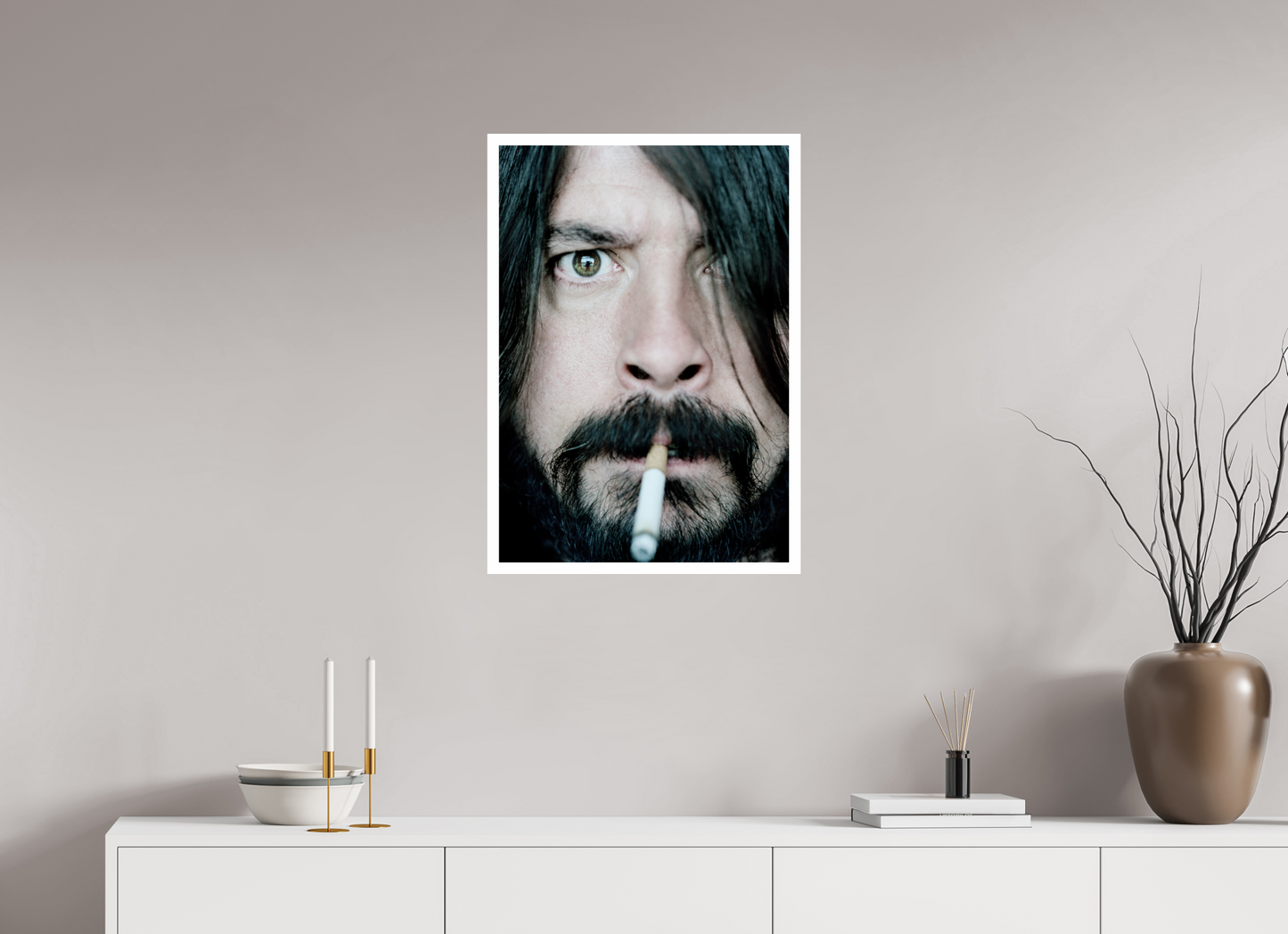 50 x 71,9 cm, Fine Art Print Dave Grohl - Foo Fighters 01