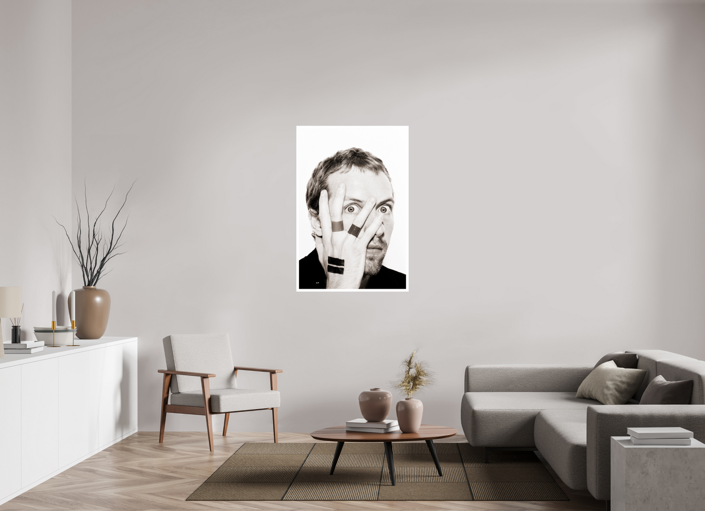80 x 120 cm, Fine Art Print Chris Martin - Coldplay 02